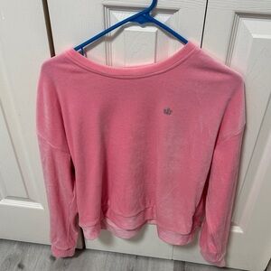 Juicy Couture Blush Pink Velour Sweatshirt